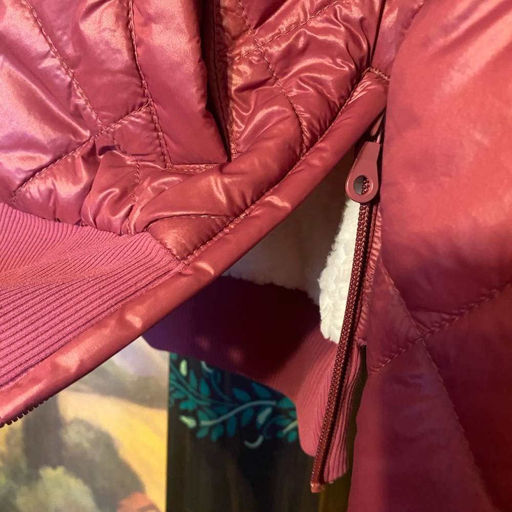 Offline Aerie Puffer Sherpa Jacket NWOT - Picture 6 of 8